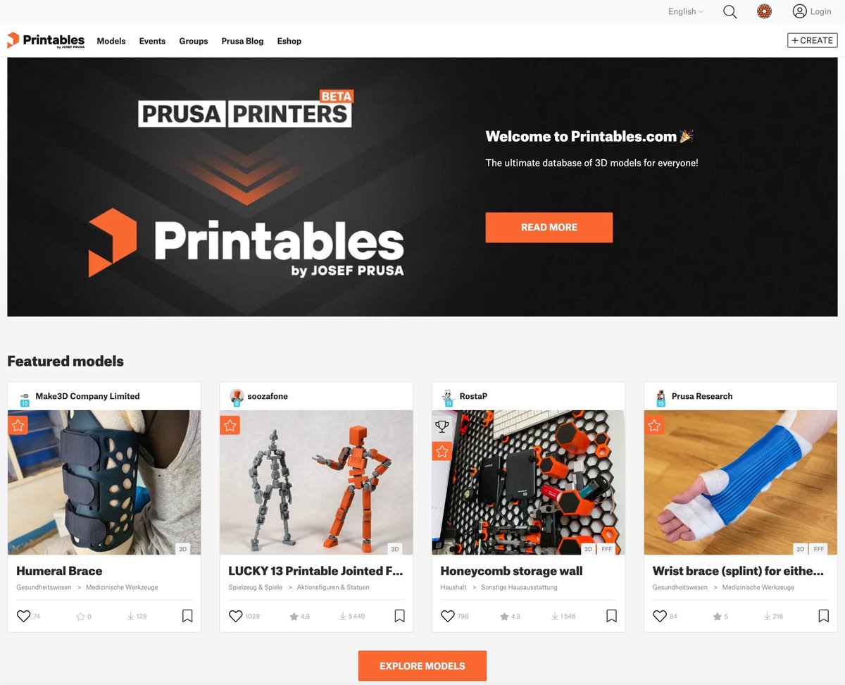 Image of Free STL Files, Free 3D Printer Files, Free 3D Print Models: Printables