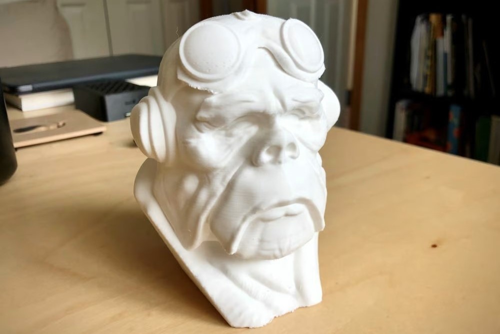 You can print this Kuiil bust with a 0.15-mm layer height for good detail