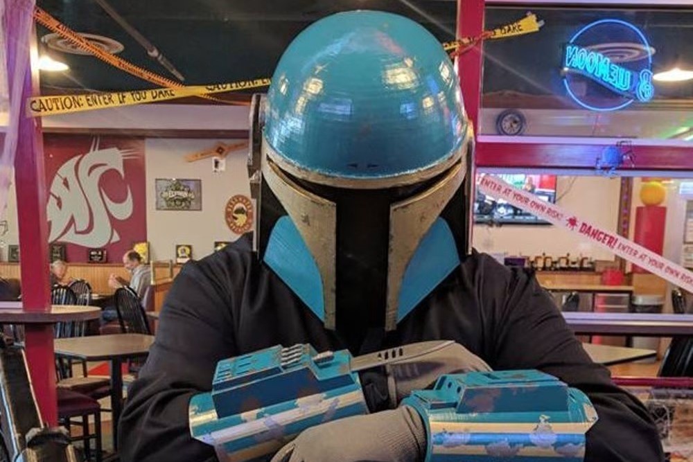 This Mandalorian helmet is the perfect start to your next cosplay