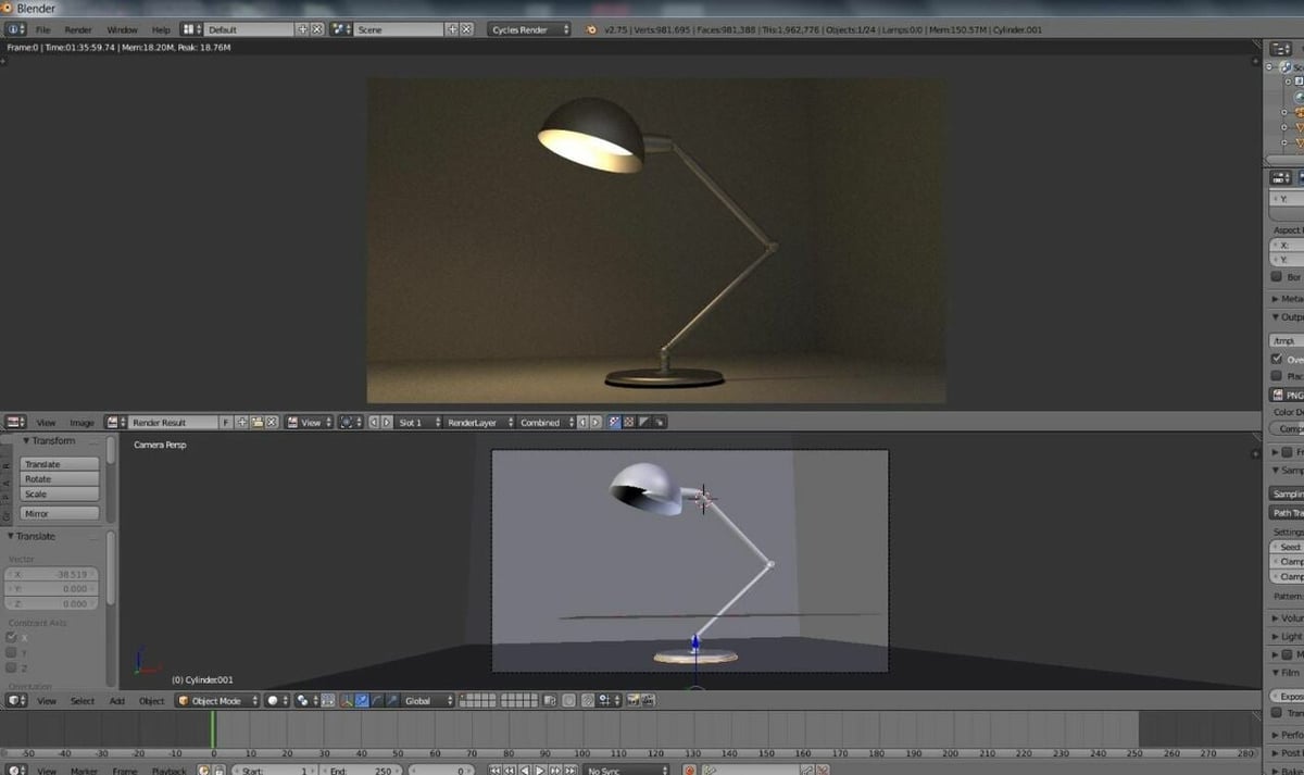 Cycles rendering on Blender is one of the most hardware-intensive tasks you can do