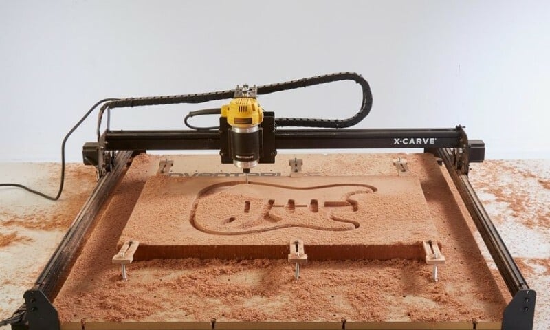 This X-Carve is churning out a beautiful guitar