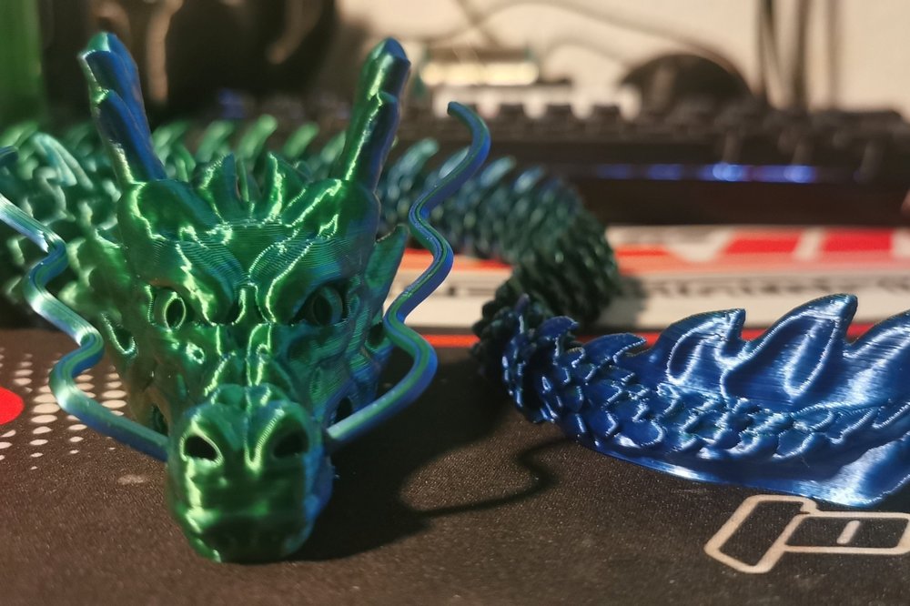 Foto de Tipos de filamento para impressora 3D / Os melhores filamentos: Dicromático