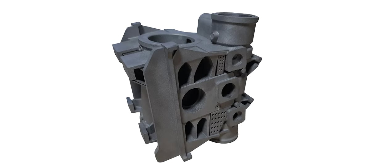 Image of Selective Laser Melting (SLM 3D Printing) – The Ultimate Guide: Energy: Steam Distribution Block
