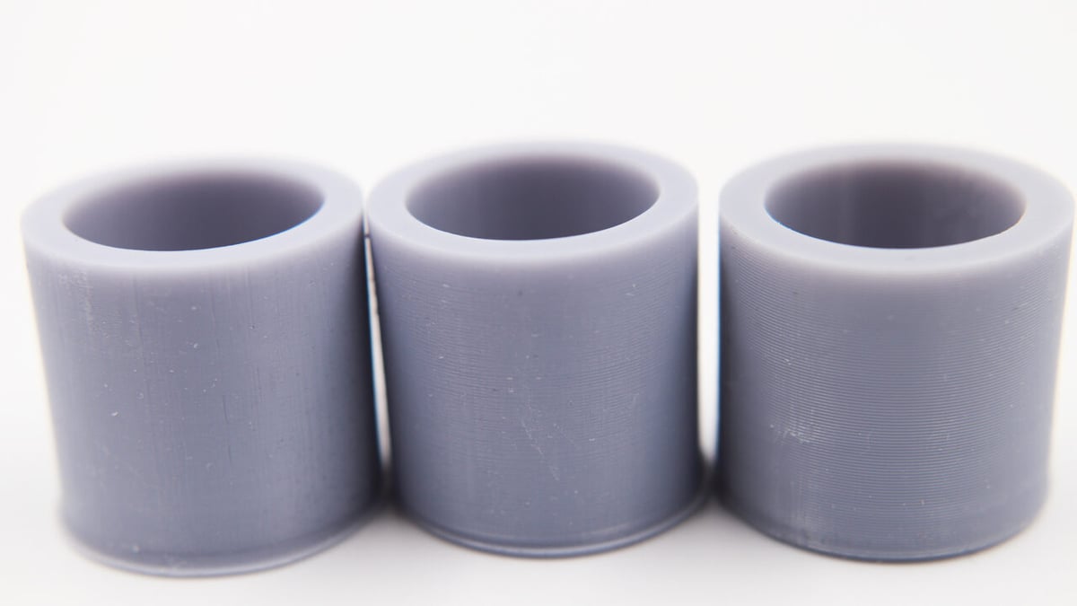 The higher the layer height, the coarser the surface finish of your 3D printed objects