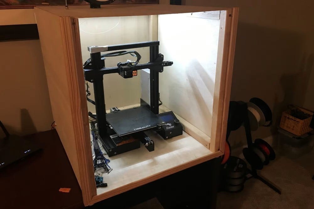Since wood is fairly easy to work with, this enclosure isn't too challenging to make