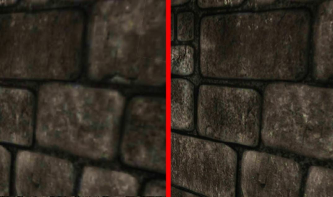 Higher texture resolutions add more detail to the texture