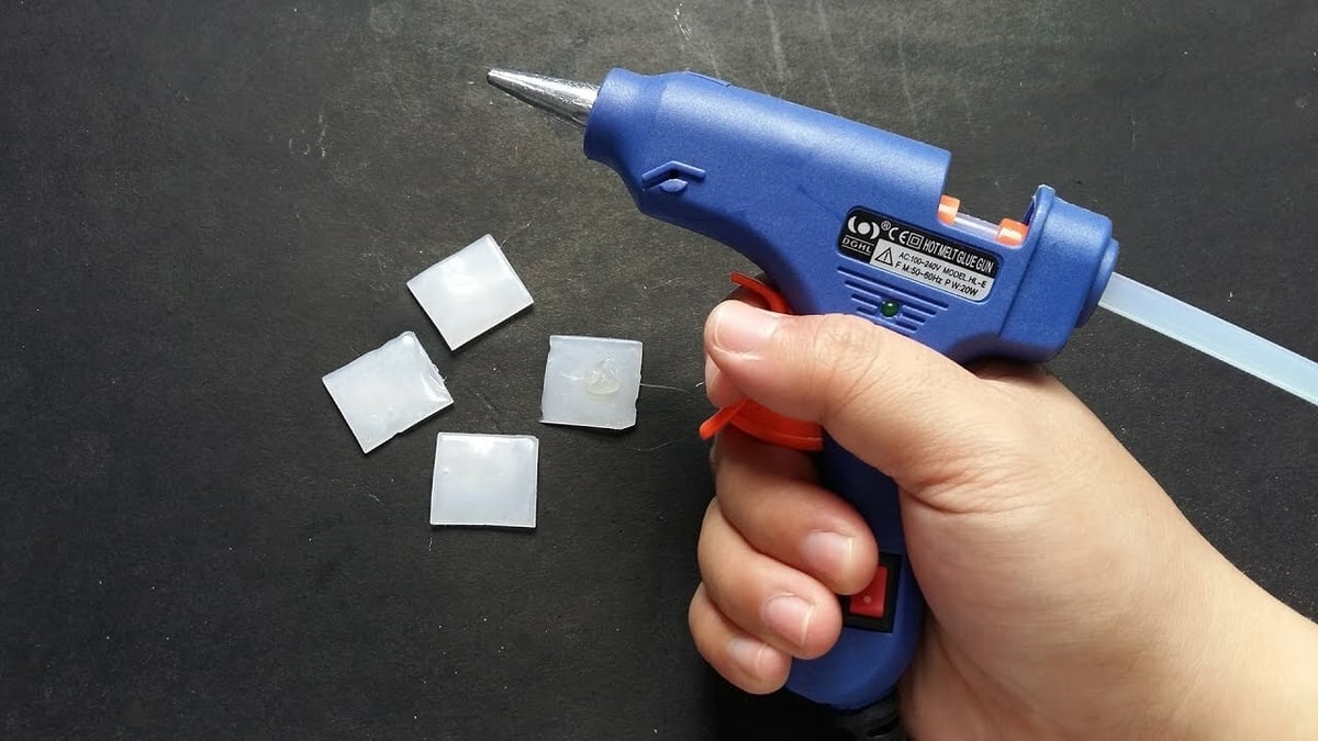Hot glue is a quick, convenient, and accessible choice