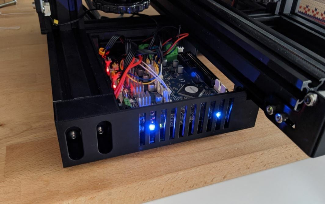 The Duet 2 Wifi can fit in an Ender 3 with a 3D printed mount