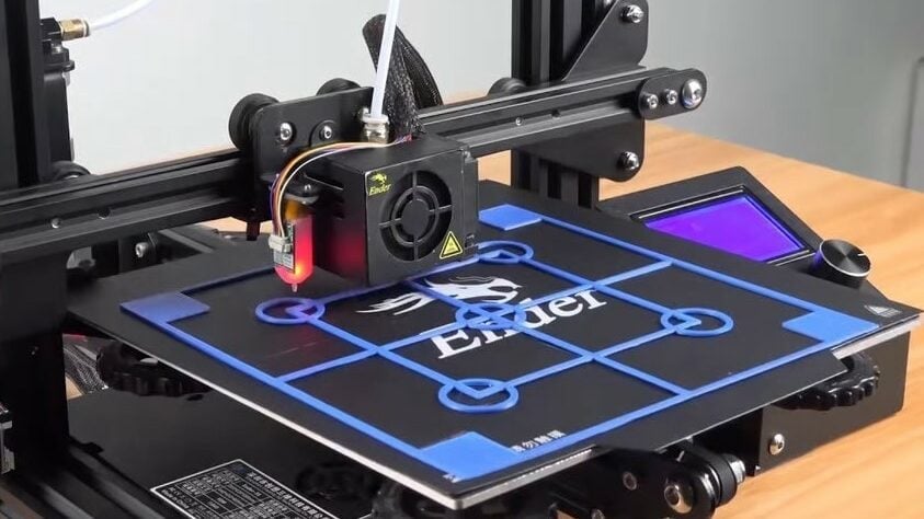 A BLTouch is a common automatic bed leveling method