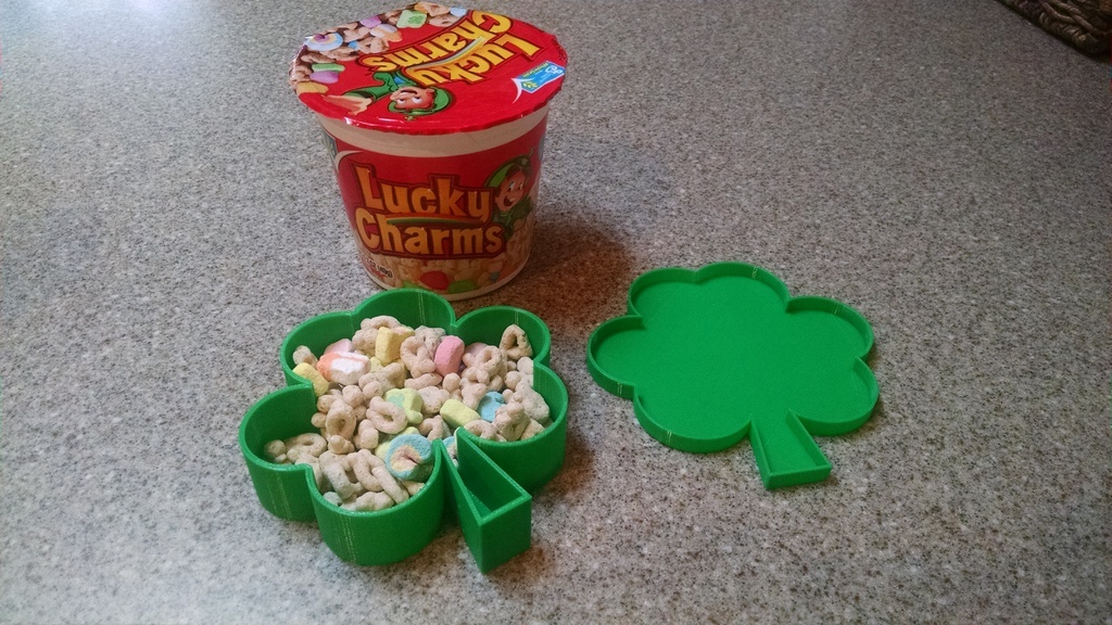 This shamrock box gives you a delicious place to store your magical bits.