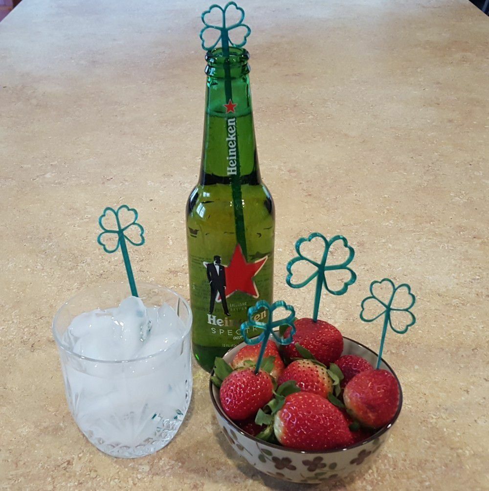 Spice up your party with these shamrock swizzle sticks and picks