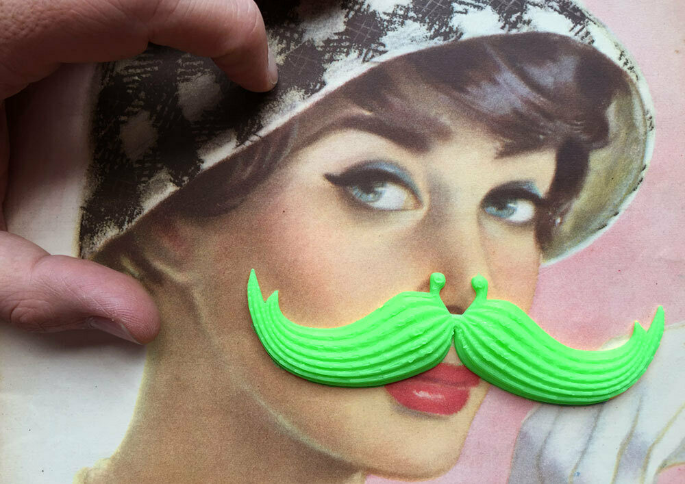 This year celebrate Saint Patrick's Day with your fanciest look in this mustache