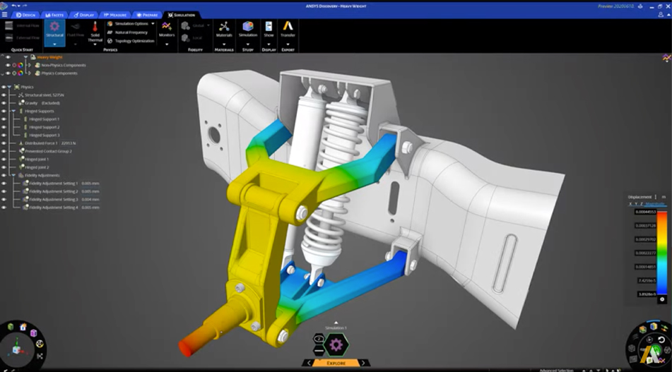 Image of Simulation Software: Ansys Discovery Simulation 2024 R1