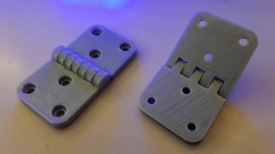3D printed hinges come in many variations