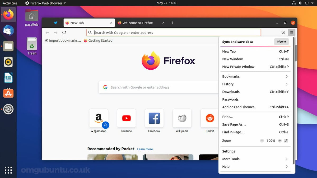 Firefox version 89 recently refreshed the user interface