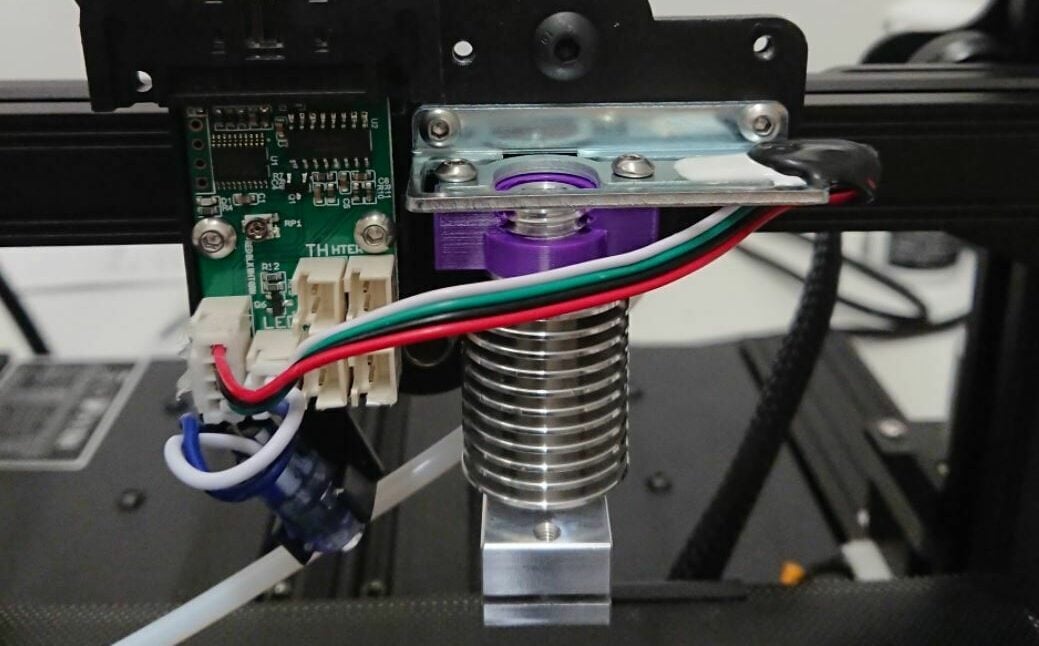 The E3D V6 can be mounted on the CR-6 SE's printhead with a 3D printable mount