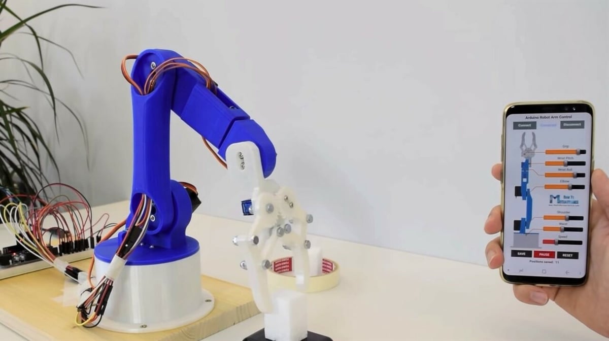 Have the controls of your robot arm in the palm of your hand