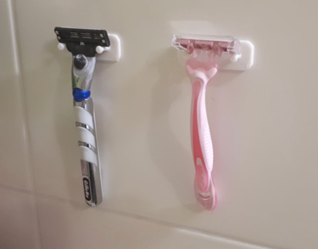 Image of Easy & Fun Things to 3D Print: Razor Holder