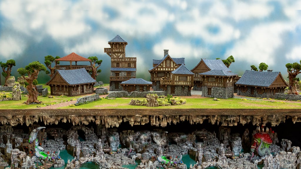 Village or goblin grotto, the perfect model for your game is out there