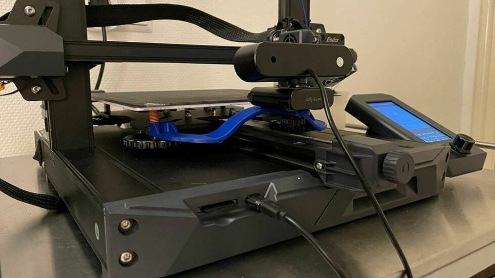 You can use a 3D printed webcam mount to properly position your camera
