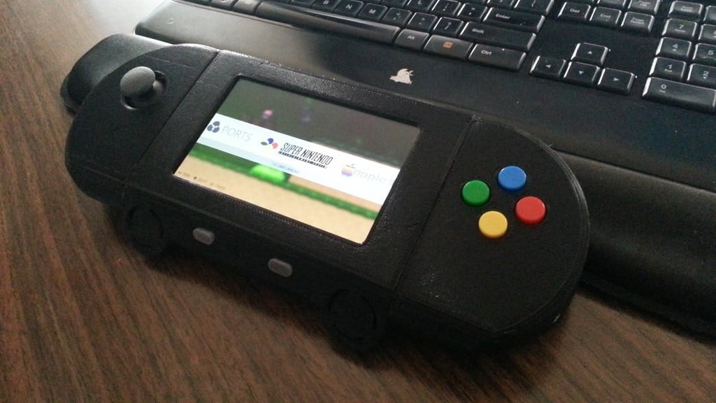 The Super Game PiSP works with a Raspberry Pi B+ or a 2B