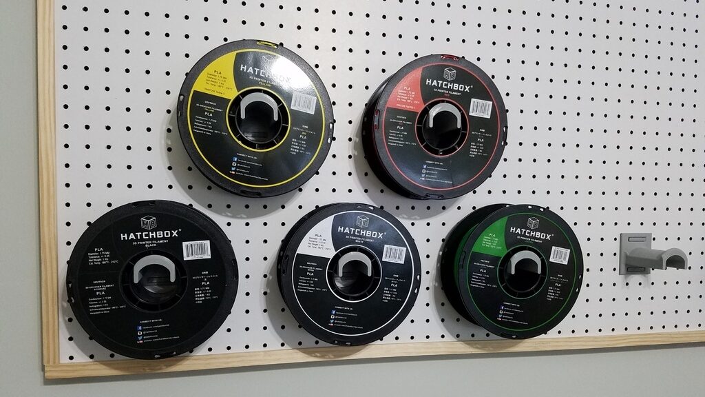 Get your filament spools out of the way and on the wall