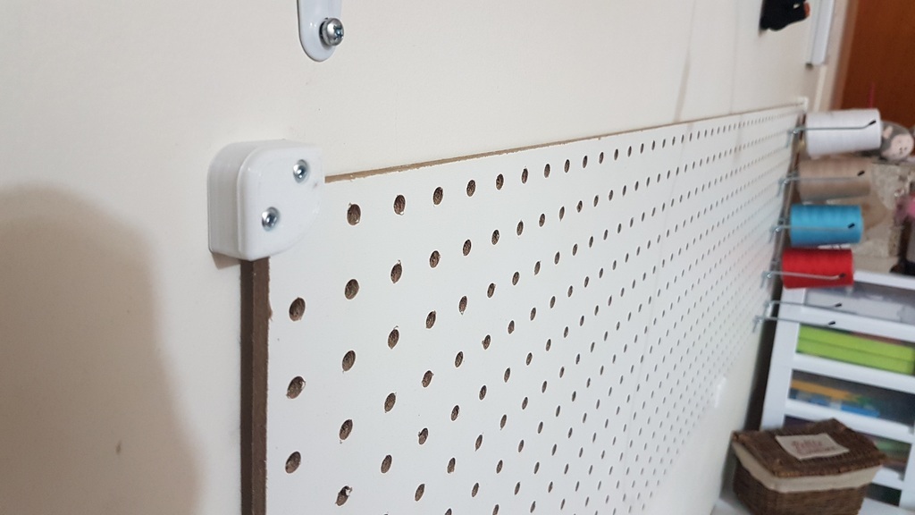 Support your pegboard while it supports your tools