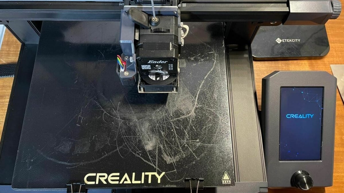 As the Sprite is a little heavier than the traditional Ender 3 hot end, you'll have to dial back the speed a little