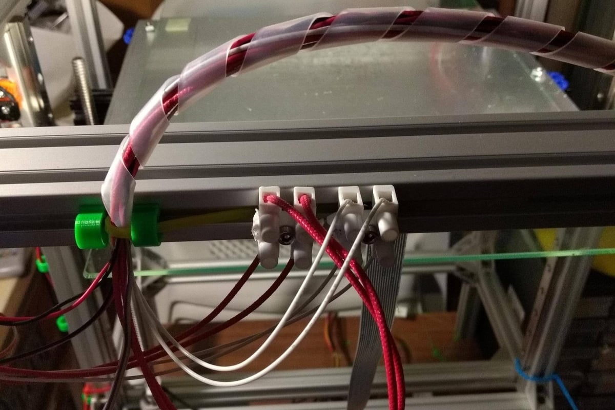 Wires on 3D printers can wear over time