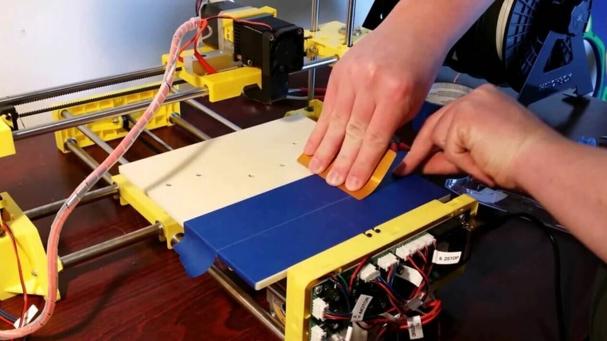 Painter's tape can improve the adhesion of your prints' first layer
