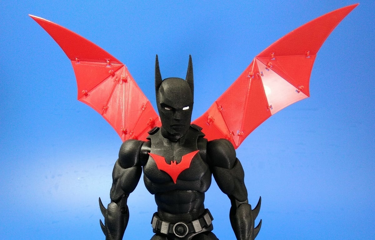 Black print Batman Kids 3D Figurine Tumbler
