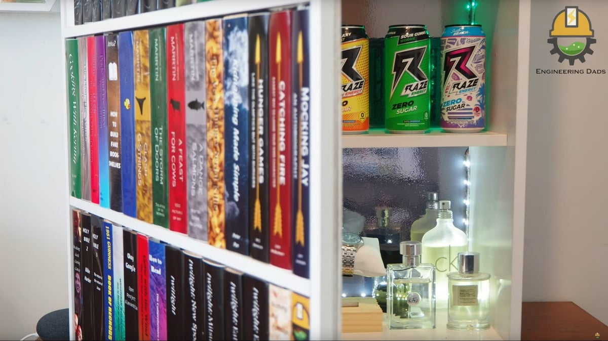 Image of Cool Arduino Projects: Hidden Smart Bookshelf