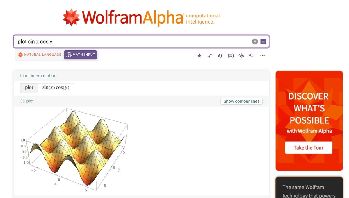 12+ Online Graphing Calculator 3D