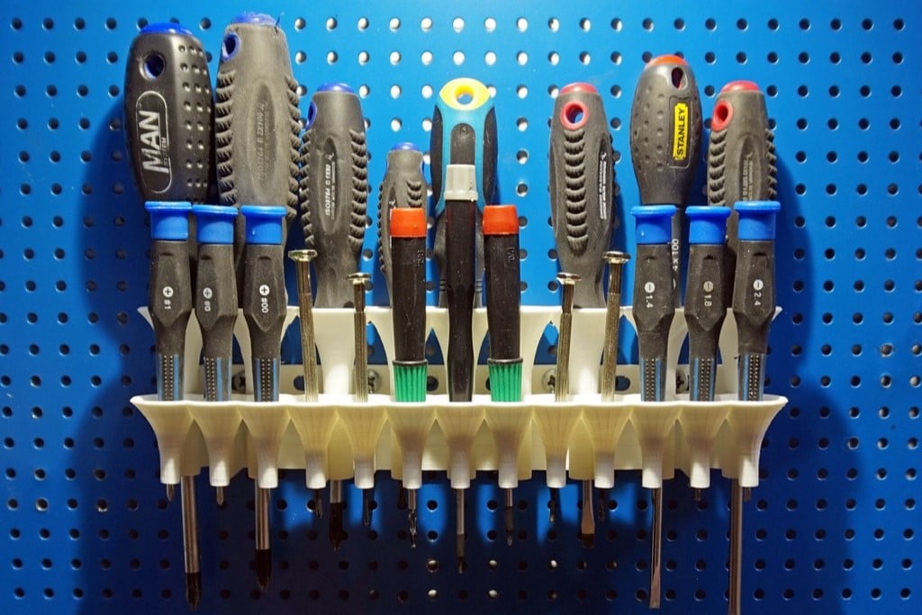 Organize your screwdrivers and keep them straight