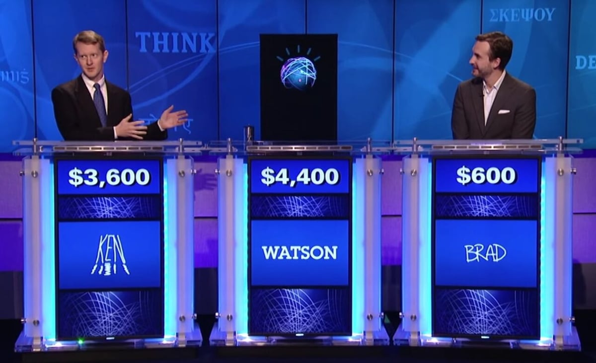 IBM Watson competed and won against Jeopardy! champions Ken Jennings and Brad Rutter