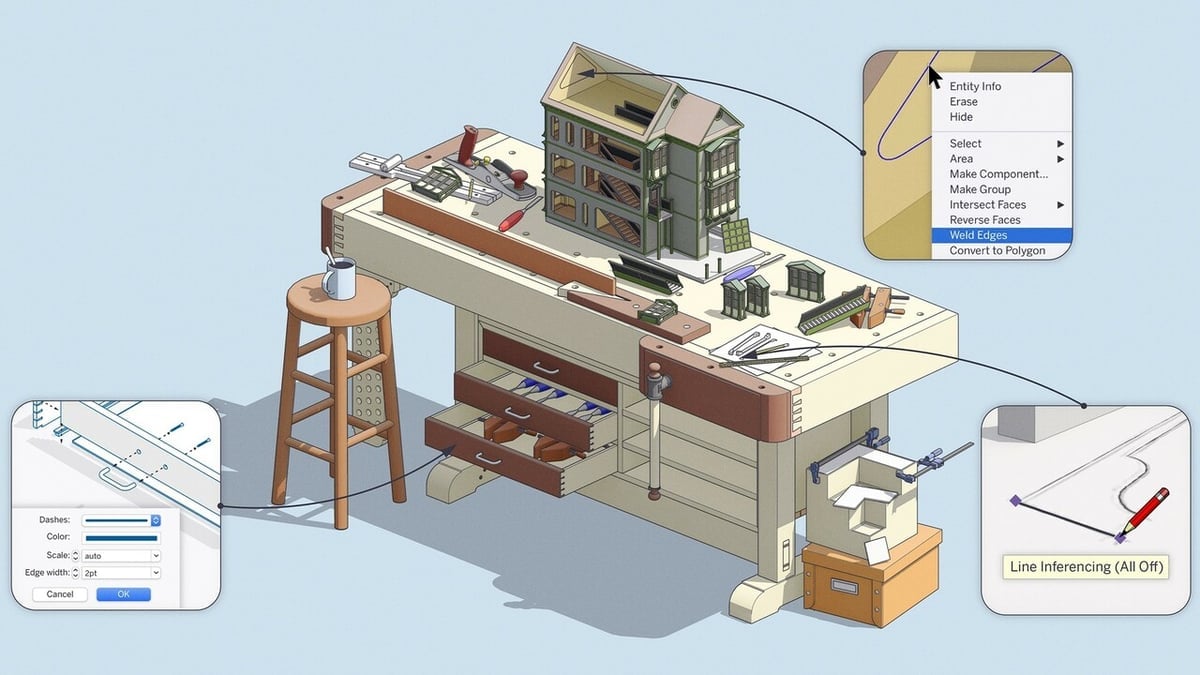 SketchUp has different versions that serve different type of users and final applications