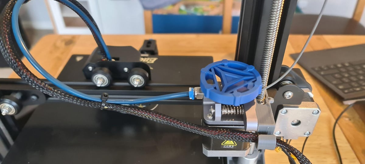 Ender 3 Max Neo Direct drive extruder upgrade from TheGameIsFunny on  Thingiverse is a god send! : r/ender3
