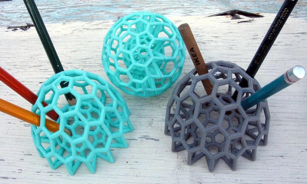 Who knew buckyballs could be such great pencil holders?