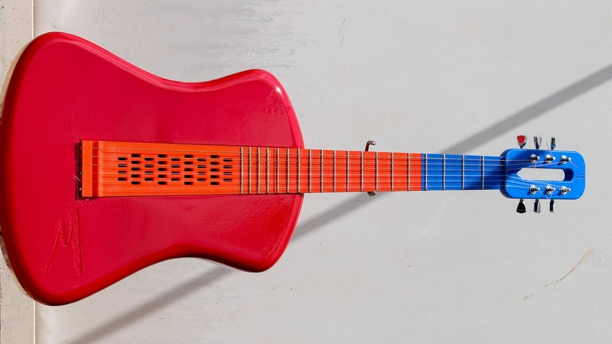 This model was given as much post-processing treatment as a wooden guitar