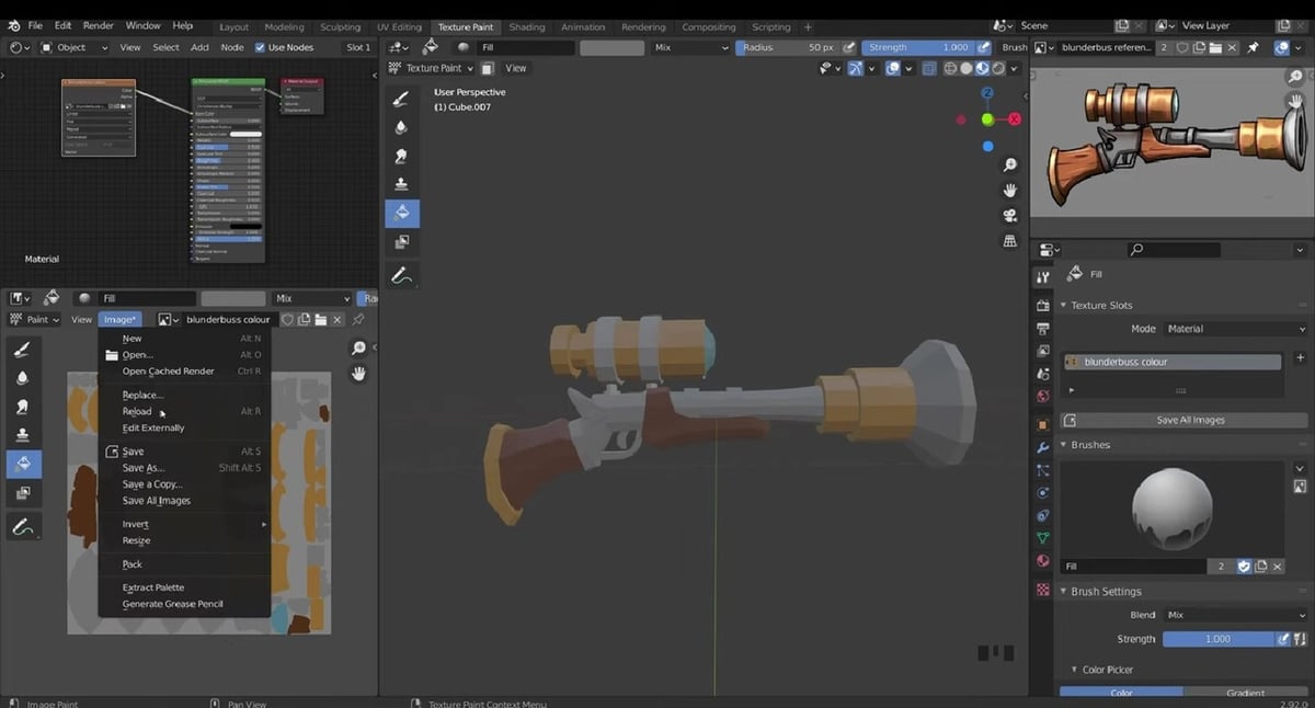 How to make 3D models for games