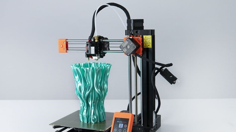 When in vase mode, the print is continuously shifted upwards in a spiral