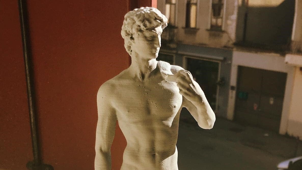 Recreate Michelangelo's famous sculpture
