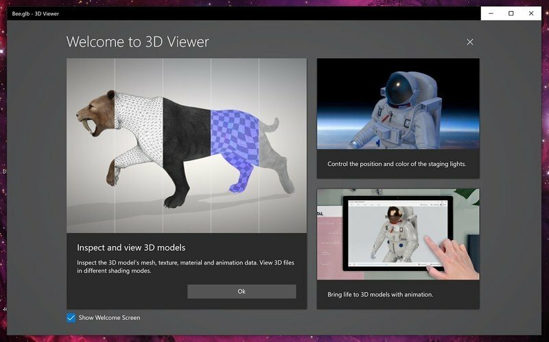 Microsoft 3D Viewer is a perk for Windows users