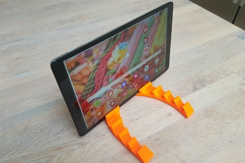 A practical and stylish tablet holder