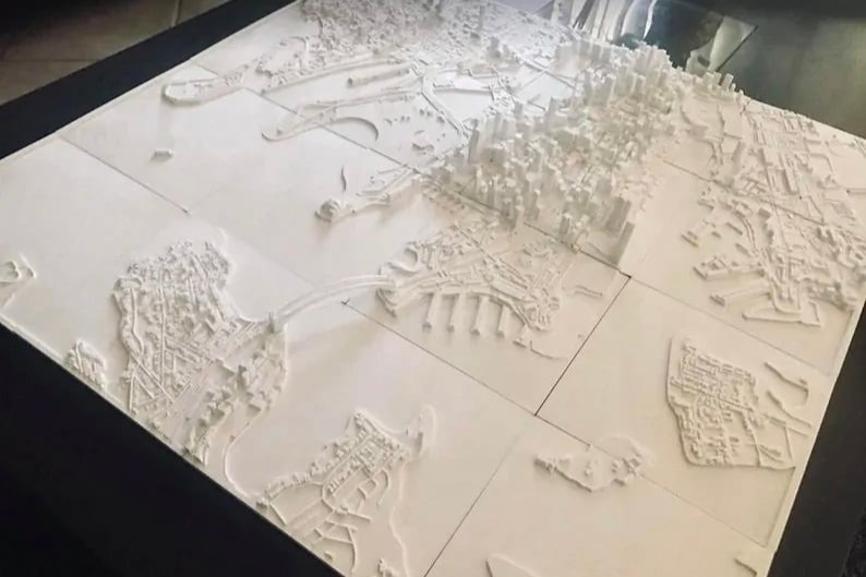 A multi-part and detailed model of Sydney, Australia