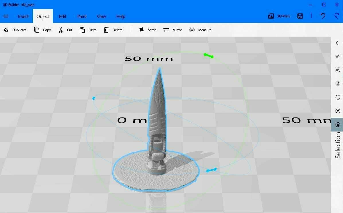 3D Builder has a simple interface and simple tools for 90% of repair scenarios