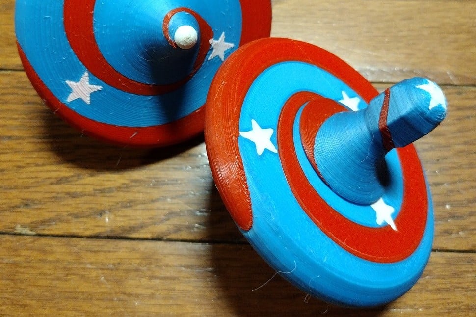 make this spinner look as patriotic