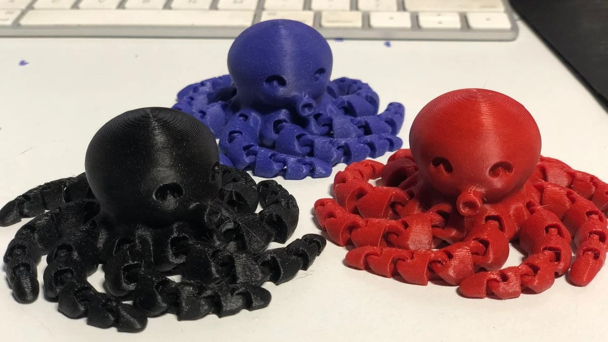 A cute group of ABS octopi