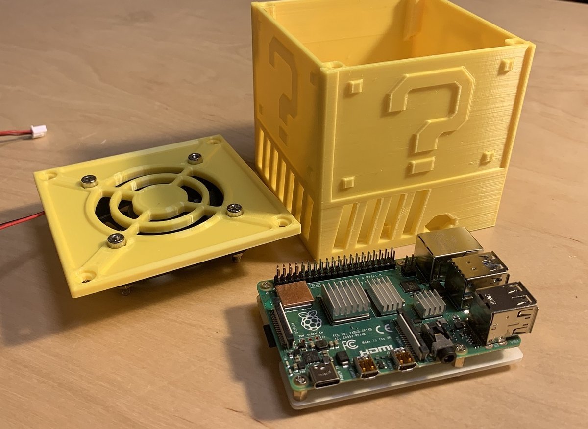 Disguise your Pi as a Mario mystery box!