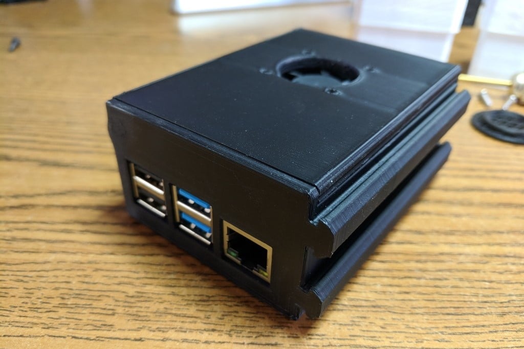 This case slides straight onto your Ender 3 to keep your OctoPi in its place